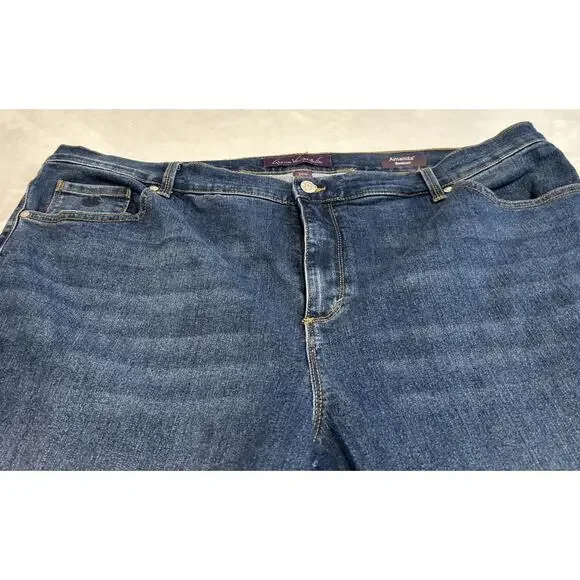 Gloria Vanderbilt Women's Jeans Size 20W Blue Amanda Bootcut Plus Size Denim - Picture 2 of 7